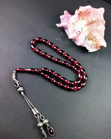 12 MM Kırmızı Sıkma Kehribar