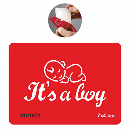 Baby Shower It's A Boy  Tattoo Geçici Dövme Şablonları Kına Kalıpları