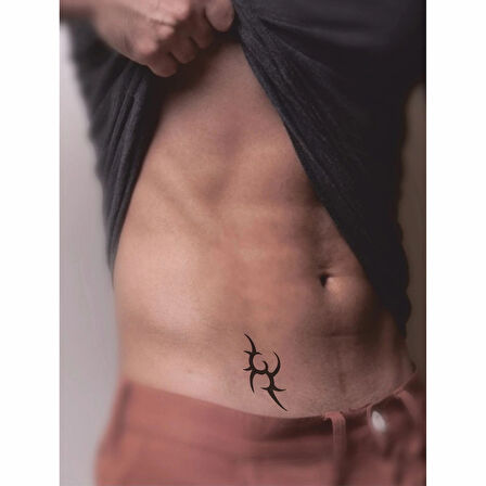 Tribal Diken -1 Tattoo Geçici Dövme Şablonları Kına Kalıpları