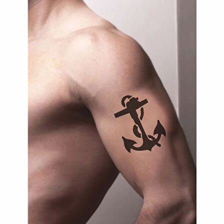 Hayallere Demir At Çapa Tattoo Geçici Dövme Şablonları Kına Kalıpları