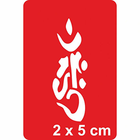 Kadın Kanji Tattoo Geçici Dövme Şablonları Kına Kalıpları