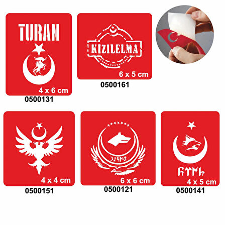 Türklük Modelleri Dövme Şablonu Kına Deseni