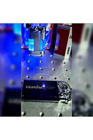 Kişiye Özel Isimli Üç Torch Jet Alevli Rüzgar Geçirmez Pürmüzlü Hediyelik Kutulu Lüks Puro Çakmağı