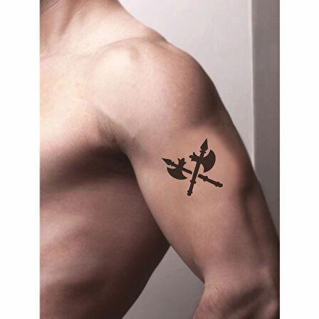 Labris Balta Silah  Tattoo Geçici Dövme Şablonları Kına Kalıpları