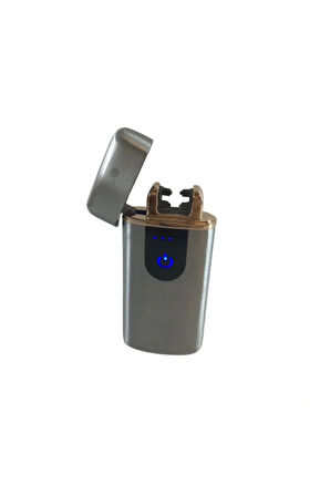 Elektronik Alevsiz Çakmak Usb Şarjlı Dokunmatik Led Ekran