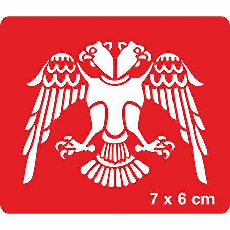 Anadolu ve Selçuklu Çift Başlı Kartalı Tattoo Geçici Dövme Şablonları Kına Kalıpları