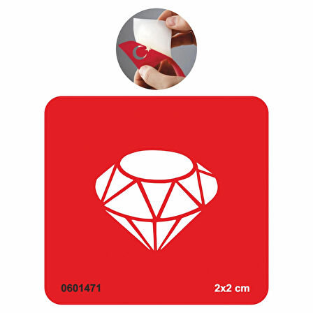 Asaletli Elmas Tattoo Geçici Dövme Şablonları Kına Kalıpları