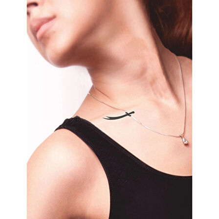 Zülfikar-3 Tattoo Geçici Dövme Şablonları Kına Kalıpları