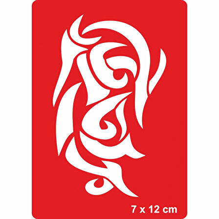 Tribal 201 Tattoo Geçici Dövme Şablonları Kına Kalıpları