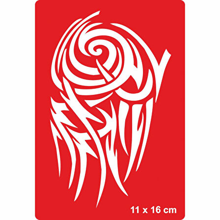 Tribal 205 Tattoo Geçici Dövme Şablonları Kına Kalıpları