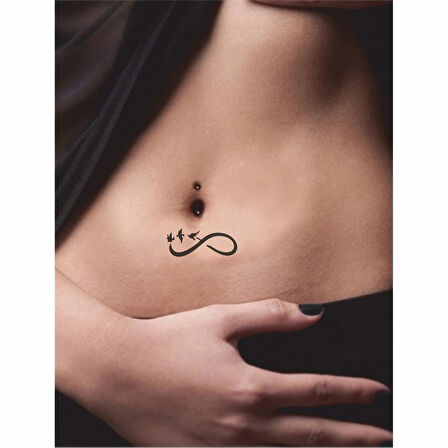 Sonsuz Özgürlük Tattoo Geçici Dövme Şablonları Kına Kalıpları