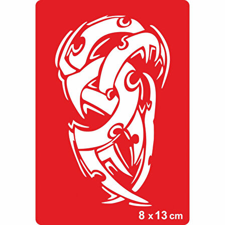 Tribal Kemerler Tattoo Geçici Dövme Şablonları Kına Kalıpları