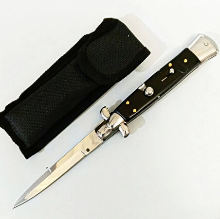 Akc Siyah Sedef 24 Cm İtalyan Stiletto
