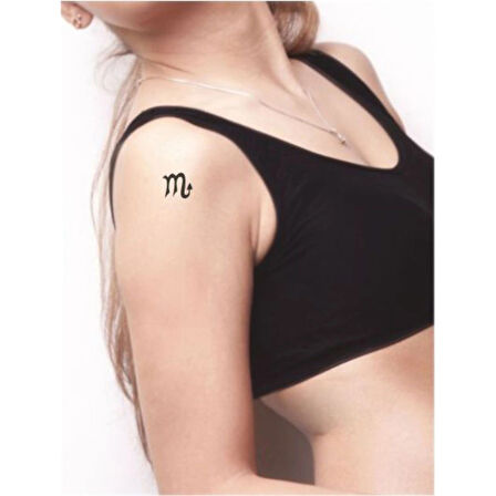 Akrep Burcu Tattoo Geçici Dövme Şablonları Kına Kalıpları