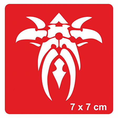 Tribal Çapa Tattoo Geçici Dövme Şablonları Kına Kalıpları