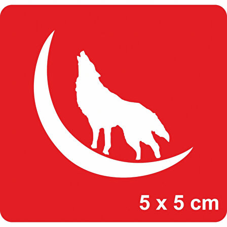 Gecenin İçinden Bozkurt Uluması Tattoo Geçici Dövme Şablonları Kına Kalıpları