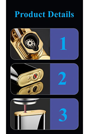 Timsah Lüx Alevli Turbo Çakmak