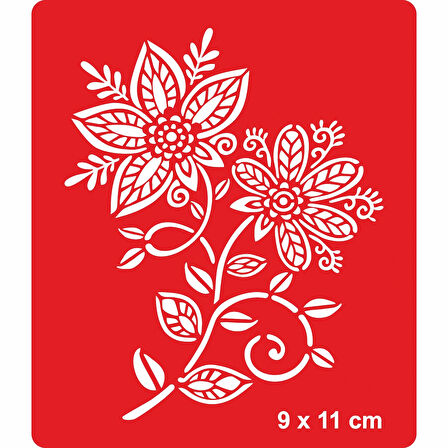 Dantel Motifi 255 Tattoo Geçici Dövme Şablonları Kına Kalıpları