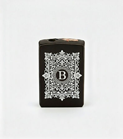 B Harfli Detaylı Kişiye Özel Harf Baskılı Gazlı Çakmak