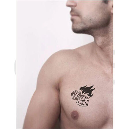 Alevli Zar Tavla  Tattoo Geçici Dövme Şablonları Kına Kalıpları
