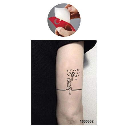 Şanslı Kedi Tattoo Geçici Dövme Şablonları Kına Kalıpları