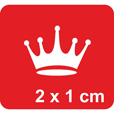 Minik Taç Minimal Tattoo Geçici Dövme Şablonları Kına Kalıpları