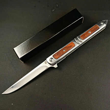 AlsepeteAvm Ahşap Çelik Kamp Çakısı