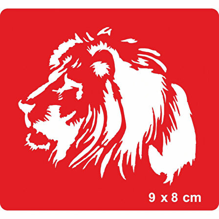 Asil Aslan Tattoo Geçici Dövme Şablonları Kına Kalıpları