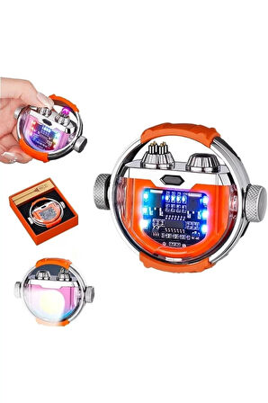 Usb Elektrikli Şarj Edilebilir Plazma Döner Aydınlatmalı Çakmak