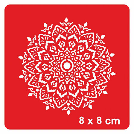 Mandala 355 Tattoo Geçici Dövme Şablonları Kına Kalıpları