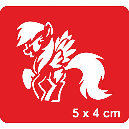 Küçük Midilli At Tattoo Geçici Dövme Şablonları Kına Kalıpları