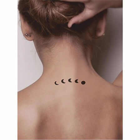 Ayın Evreleri-2 Tattoo Geçici Dövme Şablonları Kına Kalıpları