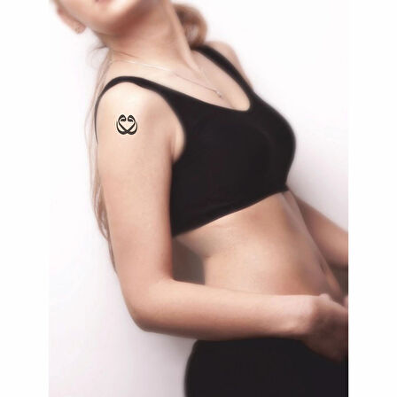 Vav Kainatın Kendisidir Tattoo Geçici Dövme Şablonları Kına Kalıpları