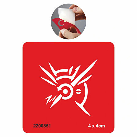 Viking Sembolü Tattoo Geçici Dövme Şablonları Kına Kalıpları