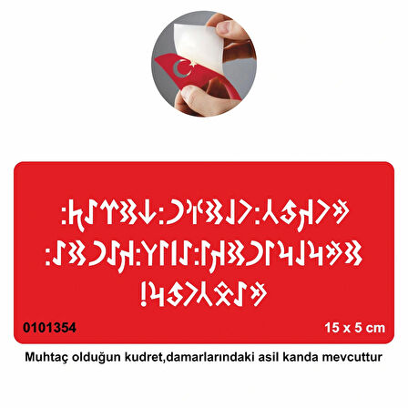 Ey!Türk Gençliği  Tattoo Geçici Dövme Şablonları Kına Kalıpları