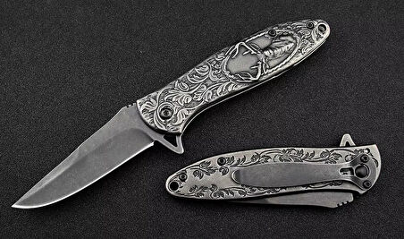 Columiba Company FX-2410-A  Geyik Desenli Kamp Çakısı