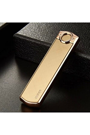 Usb Şarjlı Gold King Şarjlı Çakmak