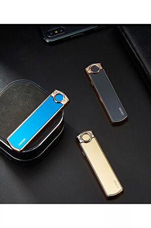 Usb Şarjlı Gold King Şarjlı Çakmak