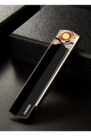 Usb Şarjlı Gold King Şarjlı Çakmak