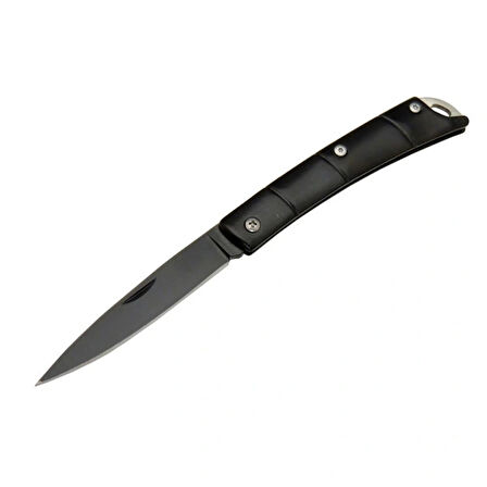 AlsepeteAvm Metal Çakı İnce Siyah NO.69BK 15,5 CM