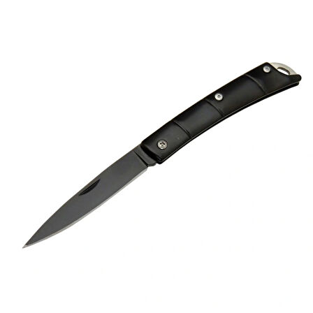 AlsepeteAvm Metal Çakı İnce Siyah NO.69BK 15,5 CM