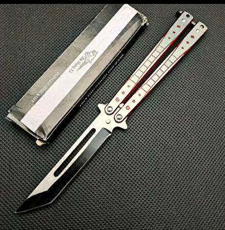 AlsepeteAvm Kırmızı Tanto Kamp Çakısı