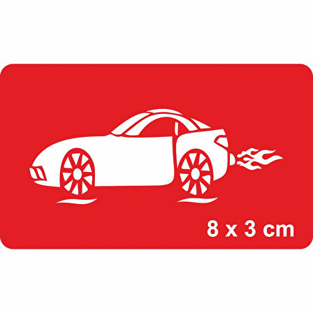 Süratli Spor Araba Tattoo Geçici Dövme Şablonları Kına Kalıpları