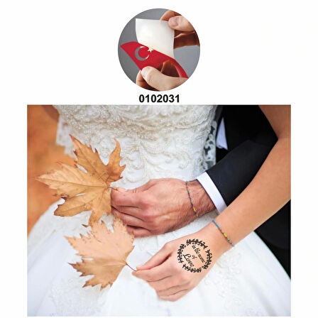 Aşk Adına Tattoo Geçici Dövme Şablonları Kına Kalıpları