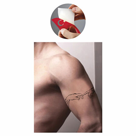 Ademin Yaratılışı Tattoo Geçici Dövme Şablonları Kına Kalıpları