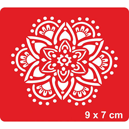 Mandala 352 Tattoo Geçici Dövme Şablonları Kına Kalıpları