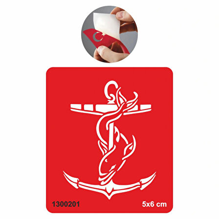 Deniz Aşkı Çapa  Tattoo Geçici Dövme Şablonları Kına Kalıpları