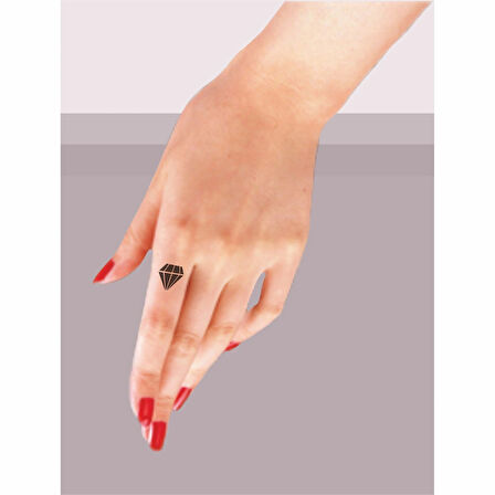 Elmas-5 Tattoo Geçici Dövme Şablonları Kına Kalıpları