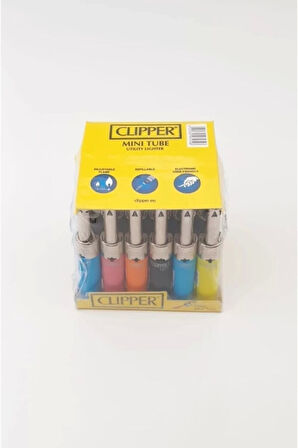 24'lü Mini Tube Mutfak Çakmağı 11 Cm