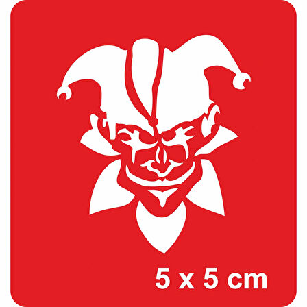 Palyaço Tattoo Geçici Dövme Şablonları Kına Kalıpları